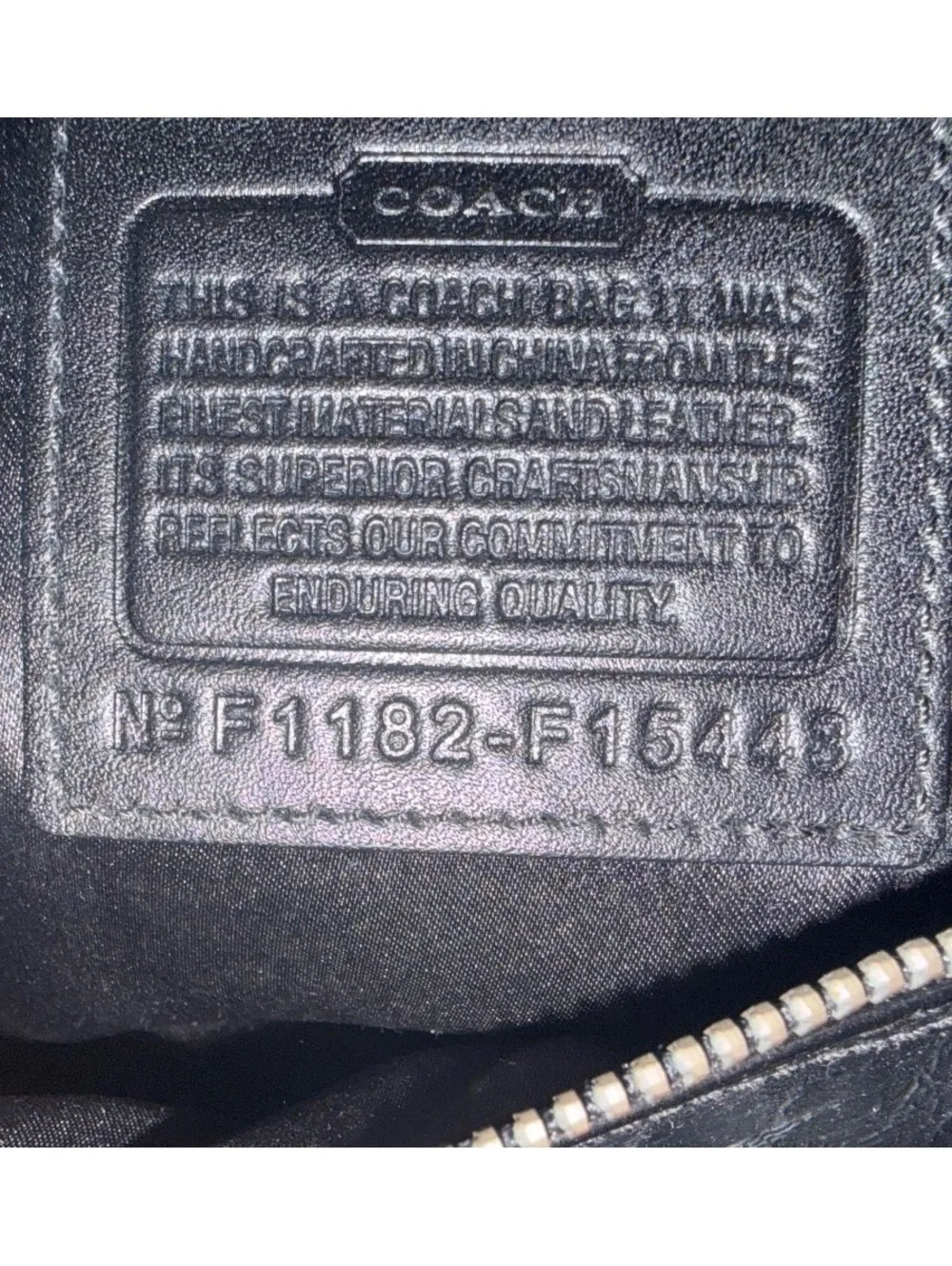 Coach Black Signature Canvas and Leather Satchel Bag